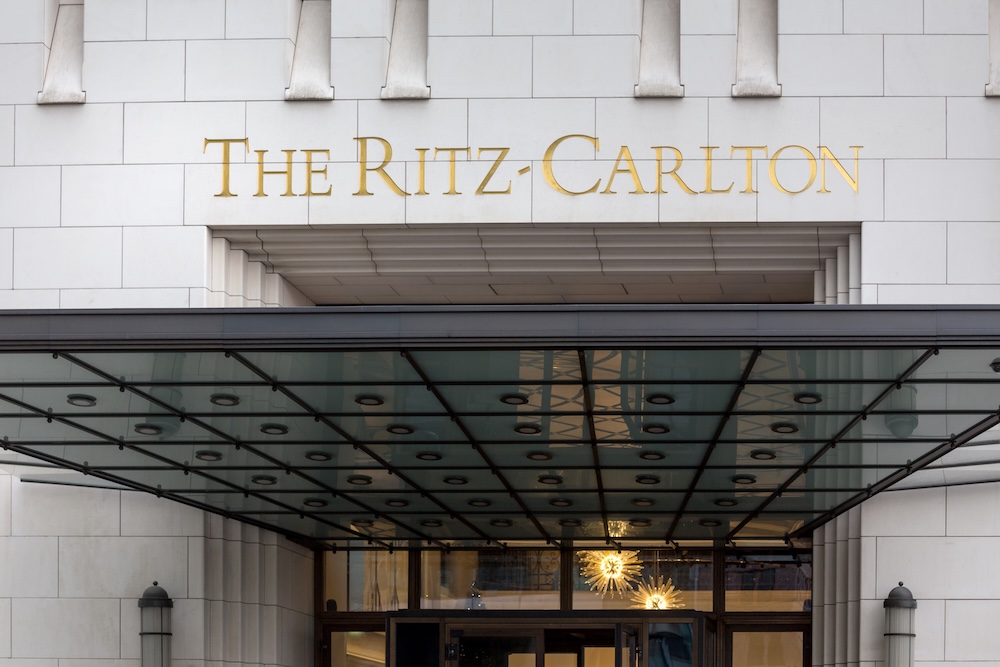 ritz-carlton hotel sign