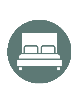 Award medal icon featuring a white ribbon and star on a teal circular background