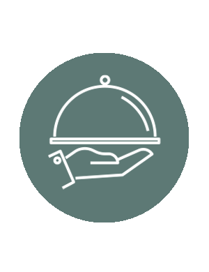 Icon of three users with a gear, representing user management or account settings