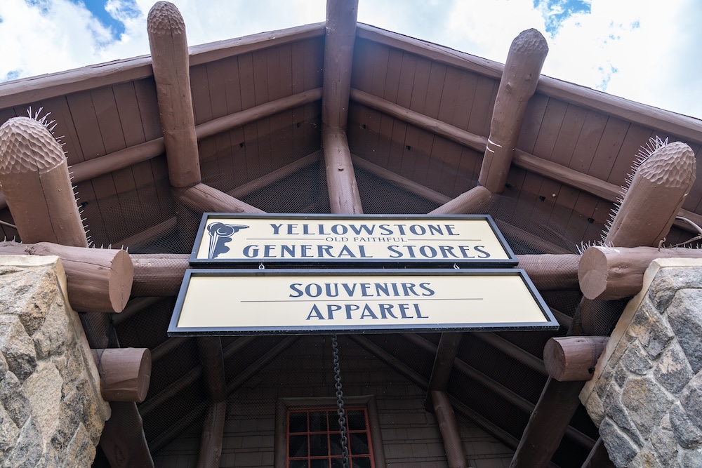 Sign for the Old Faithful General Store